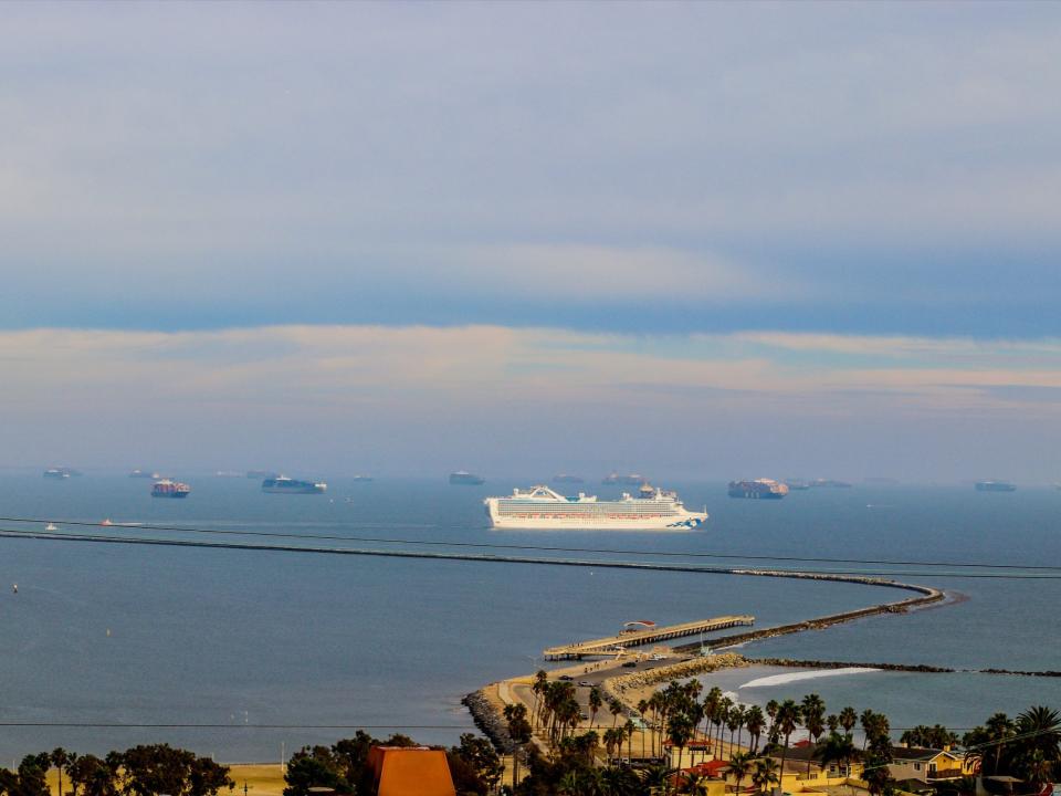 Port of Los Angeles and Long Beach Port Congestion - Los Angeles/Long Beach Harbor Tour 2021