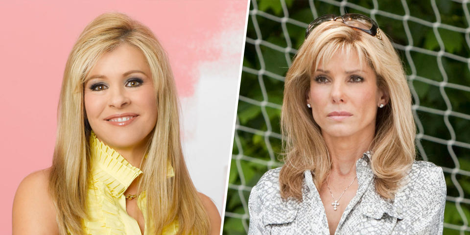 Leigh Anne Tuohy and Sandra Bullock  (Bob D'Amico / Disney General Entertainment Content via Getty Images / PictureLux / The Hollywood Archive / Alamy Stock Photo)