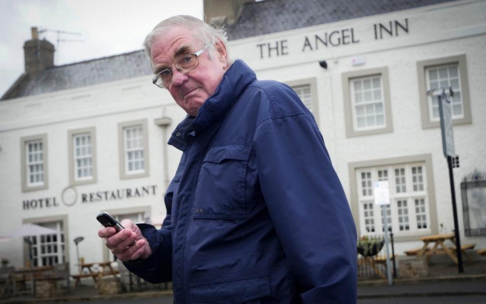 David Walters who was barred entry to the Angel Inn in Corbridge - Mark Pinder