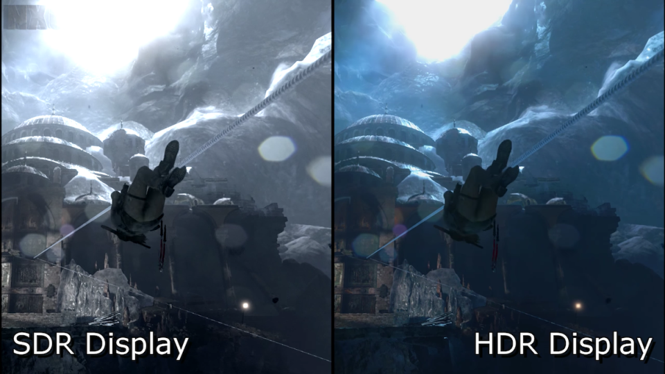 tomb raider sdr vs hdr