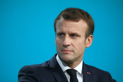 President Emmanuel Macron said France would increase by 15 percent its contribution to the Global Fund to Fight AIDS, Tuberculosis and Malaria