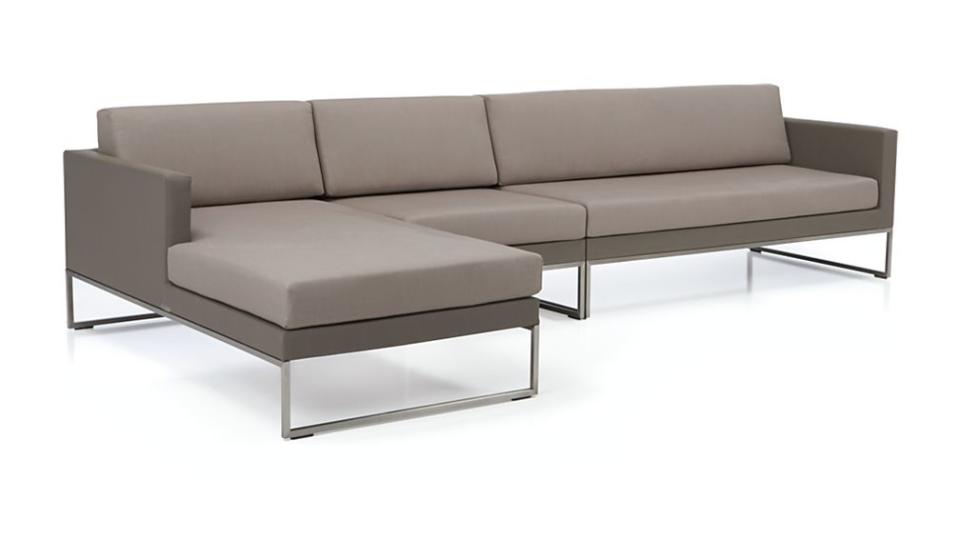 <p><a href="https://go.redirectingat.com?id=74968X1596630&url=https%3A%2F%2Fwww.crateandbarrel.com%2Fdune-3-piece-sectional-sofa-with-sunbrella-cushions%2Fs364015&sref=https%3A%2F%2Fwww.womenshealthmag.com%2Flife%2Fg44536573%2Fbest-patio-furniture%2F" rel="nofollow noopener" target="_blank" data-ylk="slk:Shop Now;elm:context_link;itc:0;sec:content-canvas" class="link ">Shop Now</a></p><p>Dune Taupe 3-Piece Sectional Sofa </p><p>$3497.00</p><p>crateandbarrel.com</p>