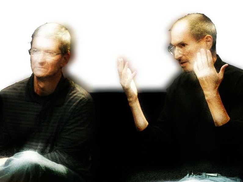 steve jobs tim cook blur