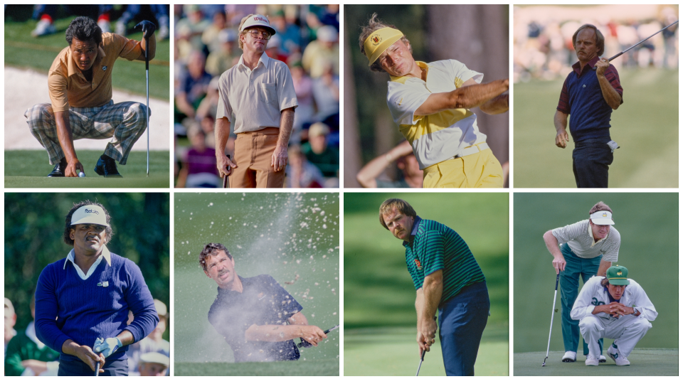 Golfers at the 1984 Masters.