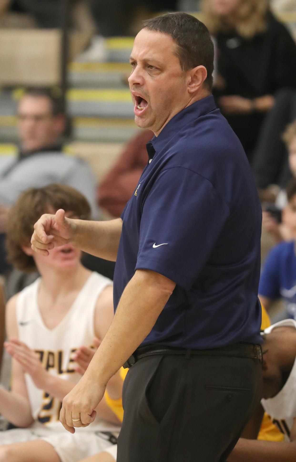 Former Copley basketball coach Mark Dente