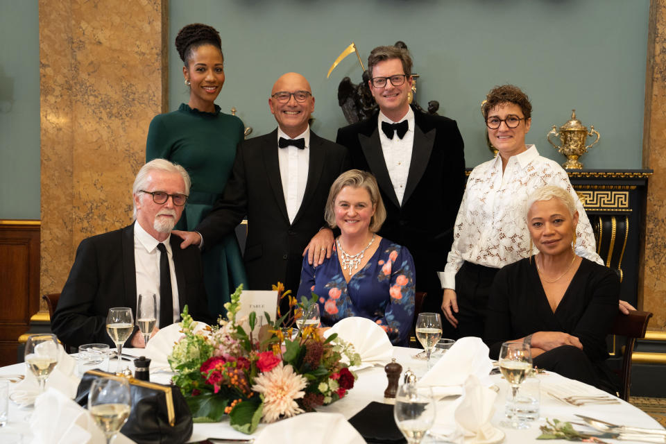 MasterChef S20,14-05-2024,Semi-Final 1 - 20th Anniversary Dinner,Franc Roddam, April Jackson, Gregg Wallace, India Fisher, William Sitwell, Nieves Barragan Mohacho, Monica Galetti,MasterChef 20th Anniversary dinner at Fishmongerâ€™s Hall, London.


**STRICTLY EMBARGOED NOT FOR PUBLICATION UNTIL 00:01 HRS ON TUESDAY 7TH MAY 2024**,Shine TV,Jack Barnes