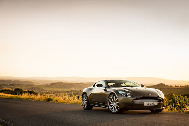 Aston Martin DB11 Launch.  Siena, Italy.   July 2016. Photo: Drew Gibson   