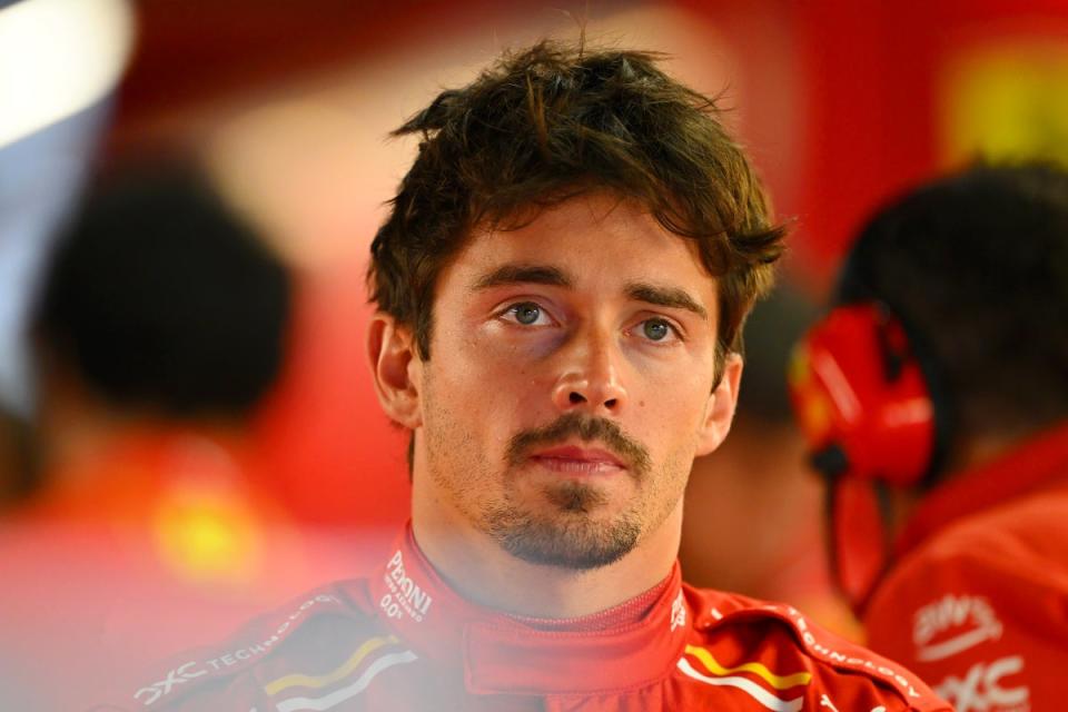 Charles Leclerc questioned Ferrari’s strategy on a tough day for the Scuderia in Japan (Getty Images)