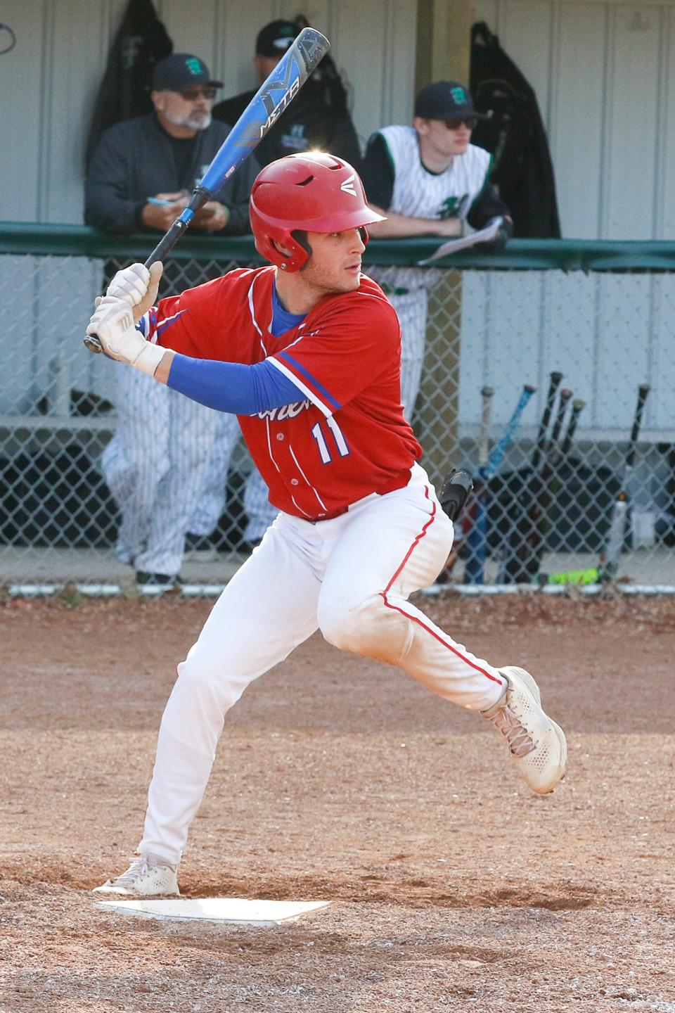 Zane Trace senior Ben Nichols was named the league's Player of the Year after leading the league in batting averages, runs batted in, and runs scored.