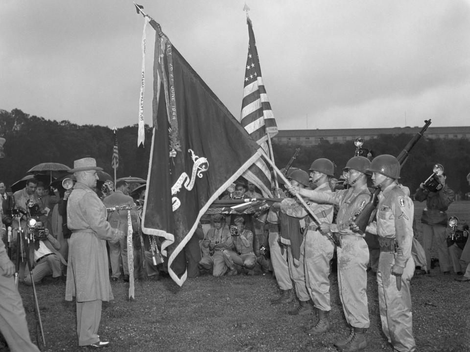 Harry Truman 442nd Regimental Combat Team Presidential Distinguished Unit