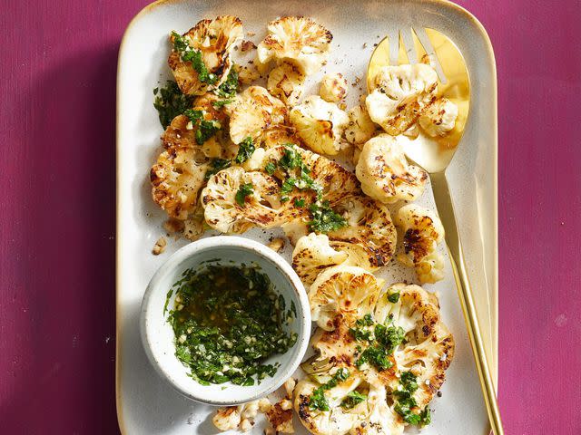 AR Magazine Cauliflower Steaks with Gremolata