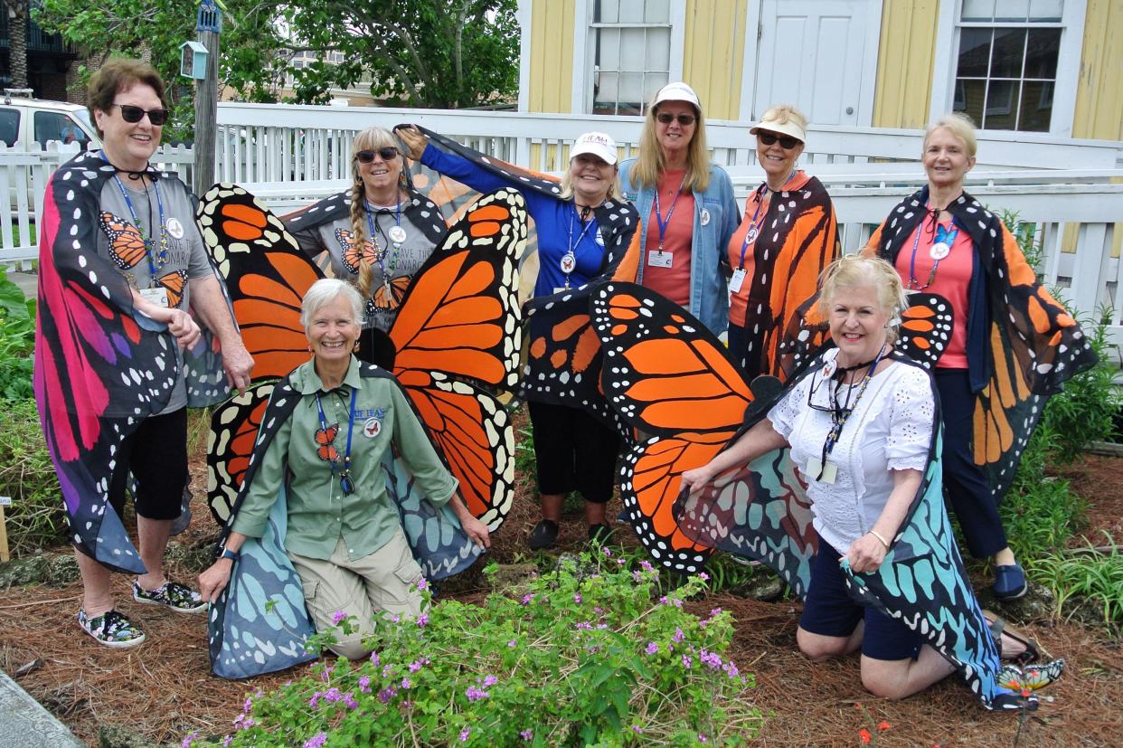 Monarch butterflies were a favorite at the Beaches Museum Springing the Blooms event.