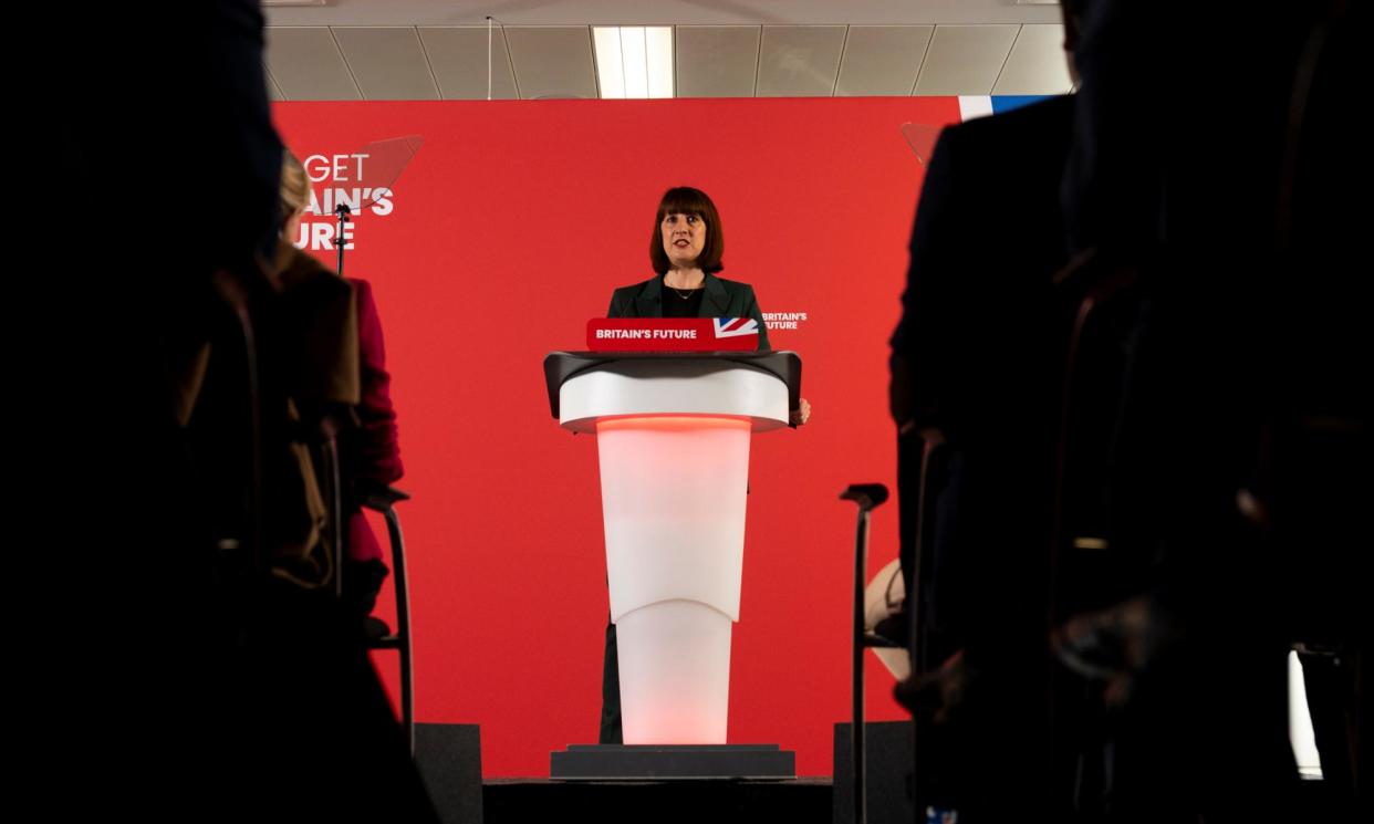 <span>Rachel Reeves, the shadow chancellor, said: ‘I regret whenever someone decides that they can’t bring themselves to vote for the Labour party.’</span><span>Photograph: Jordan Pettitt/PA</span>