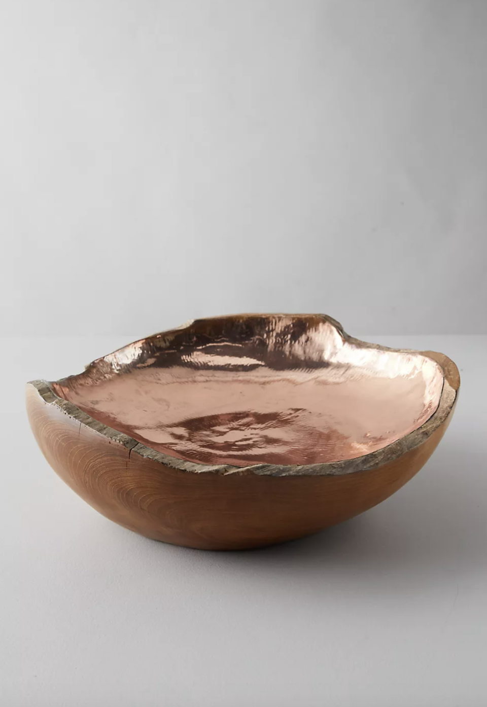 17) Teak + Copper Bowl