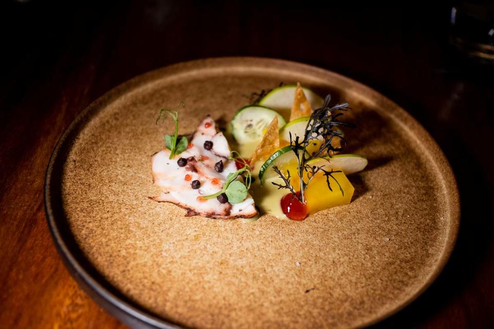 Octopus Carpaccio. (PHOTO: Zat Astha/Yahoo Lifestyle SEA)