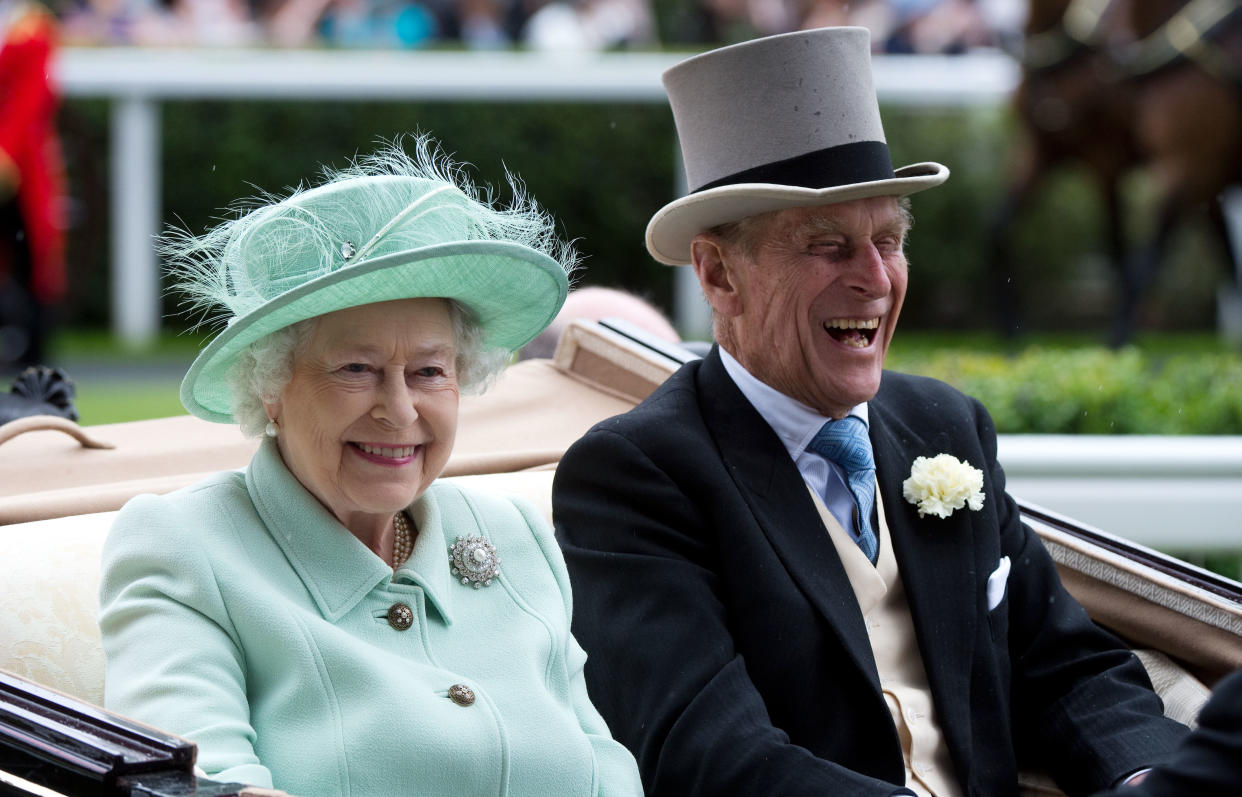 Queen Elizabeth ll and Prince Philip, Duke of Edinburgh attend Ladies Day at Royal Ascot on June 21, 2012.