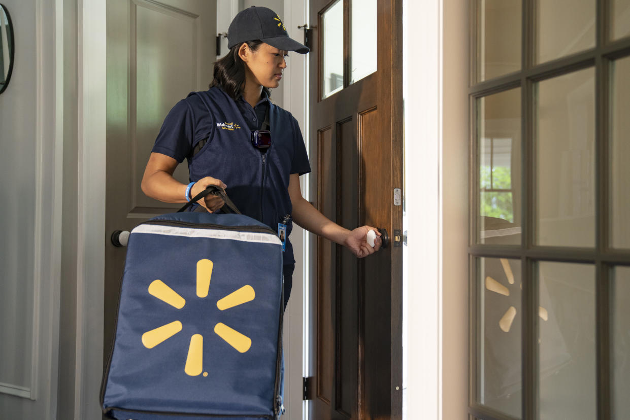 Walmart's InHome Delivery associates will use smart entry technology and a wearable camera to access the customer’s home. 