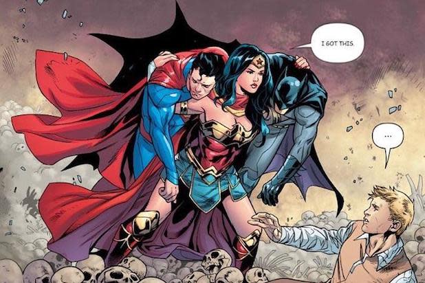 poor little bat, you're in my world now  Wonder woman comic, Batman wonder  woman, Superman wonder woman