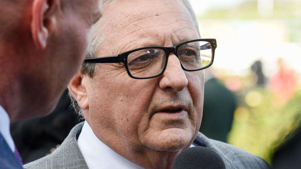 Hall of Fame trainer Lee Freedman, pictured here at a race meet.