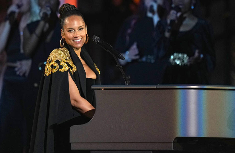 Alicia Keys at Queen Elizabeth II’s Platinum Party at the Palace at Buckingham Palace on June 4, 2022, in London. - Credit: James Whatling / MEGA