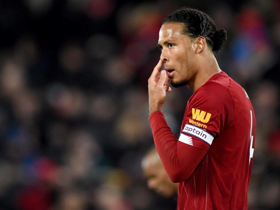 Virgil van Dijk of Liverpool: EPA