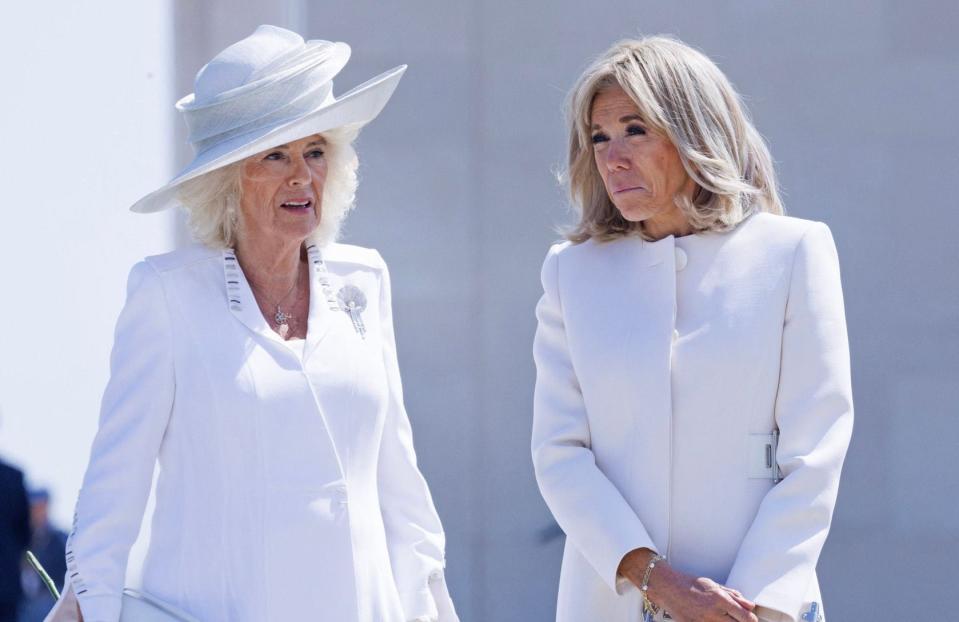 La reine Camilla et Brigitte Macron, un tandem complice en Normandie