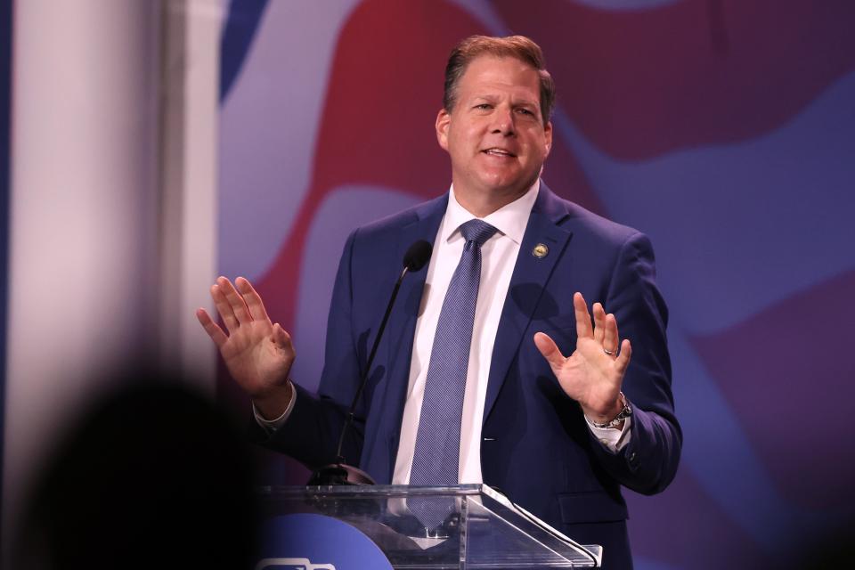 New Hampshire Gov. Chris Sununu is vocally encouraging Republicans to move on from former President Donald Trump.