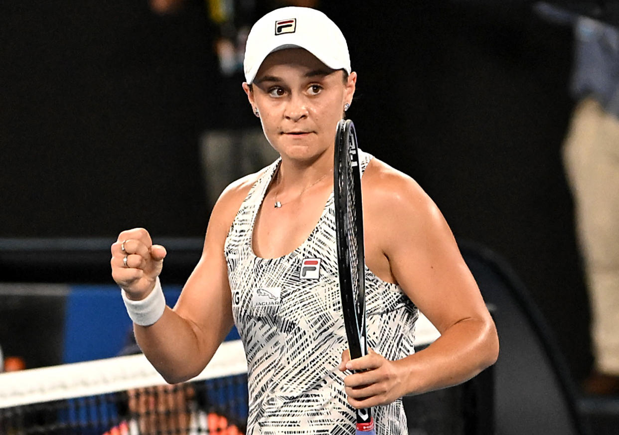 Ash Barty ya está en la gran final del Open de Australia. Foto: REUTERS/Morgan Sette