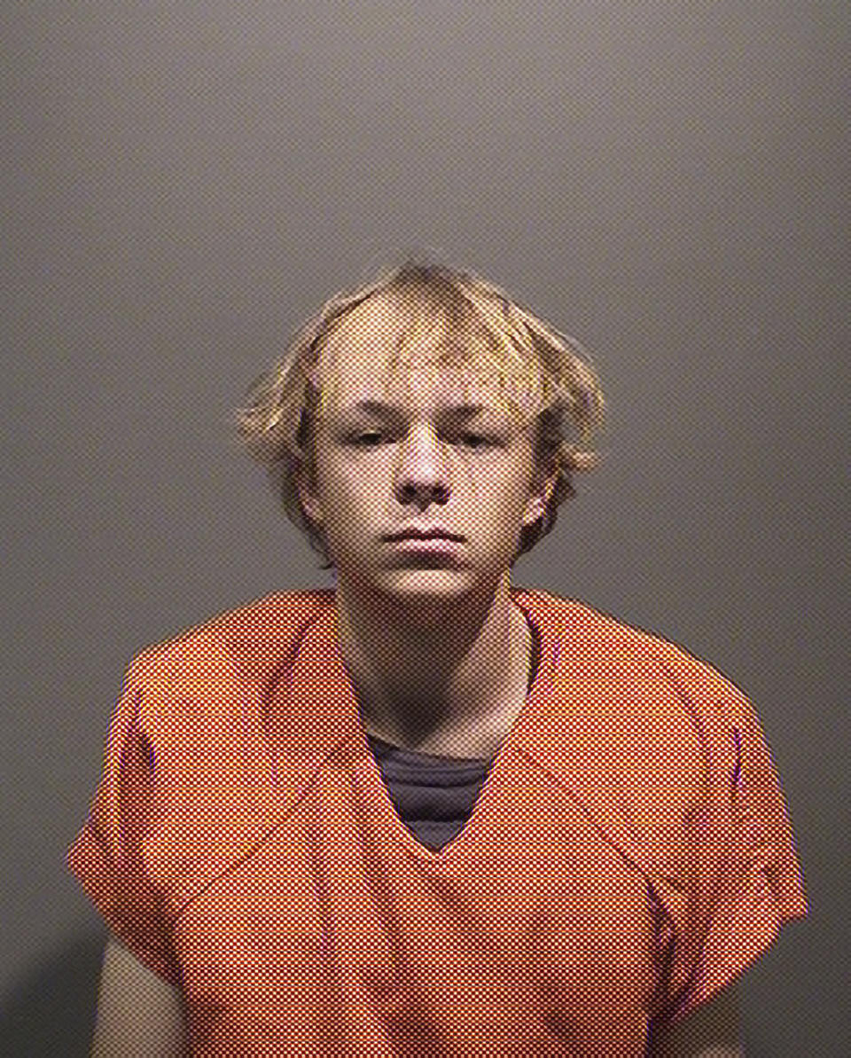 This photo provided by the Jefferson County Sheriff's Office shows Joseph Koenig who is facing a first-degree murder charge. Authorities say Koenig, and two other teenagers are facing the first-degree murder charges stemming from the death of a 20-year-old Colorado woman who was struck by a rock that investigators say was thrown through her windshield while she was driving. (Jefferson County Sheriff's Office via AP)