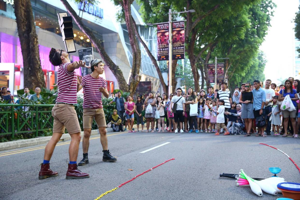 More young buskers staking their claim on Singapore streets