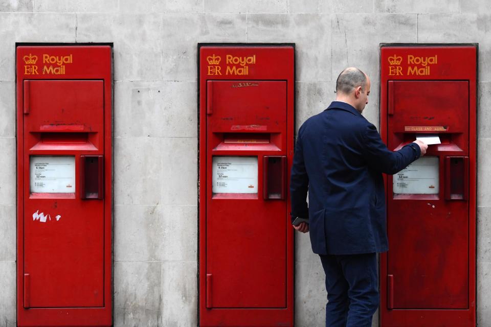 Stamp prices will rise from 3-5p from Monday 25 March 2019. (Getty)