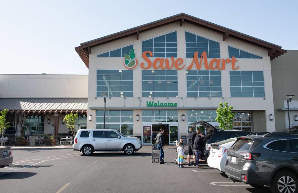 Save Mart supermarket on Oakdale Road in Modesto, Calif., on Wednesday, April 6, 2022.