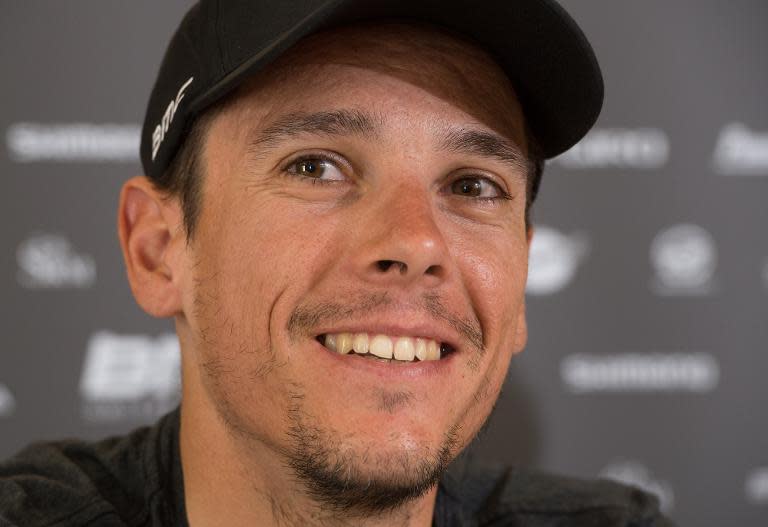 Belgian Philippe Gilbert of BMC Racing Team, pictured during a press conference ahead of the Amstel Gold Race, on April 17, 2015