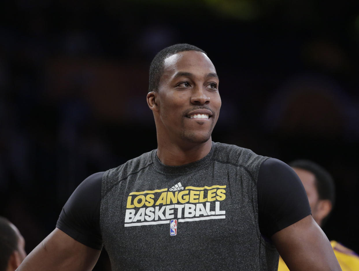 Los Angeles Lakers' Dwight Howard.