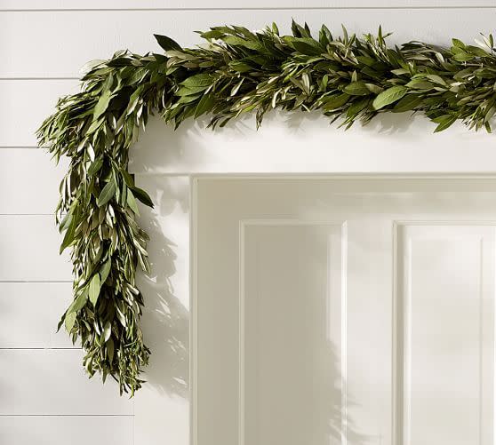 Fresh Olive Leaf & Myrtle Garland