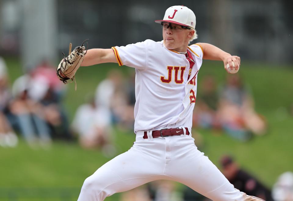 Juab and Juan Diego Catholic High School play for the 3A baseball championship at Kearns High on Saturday, May 13, 2023. Juab won 7-4. | Scott G Winterton, Deseret News