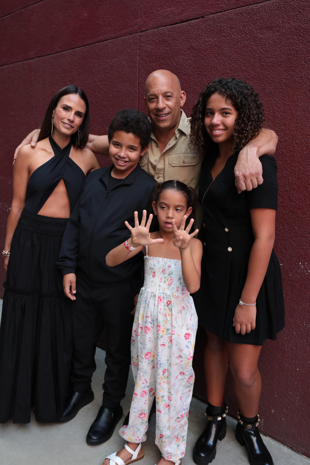 Vin Diesel and kids (Alex J. Berliner / AP)