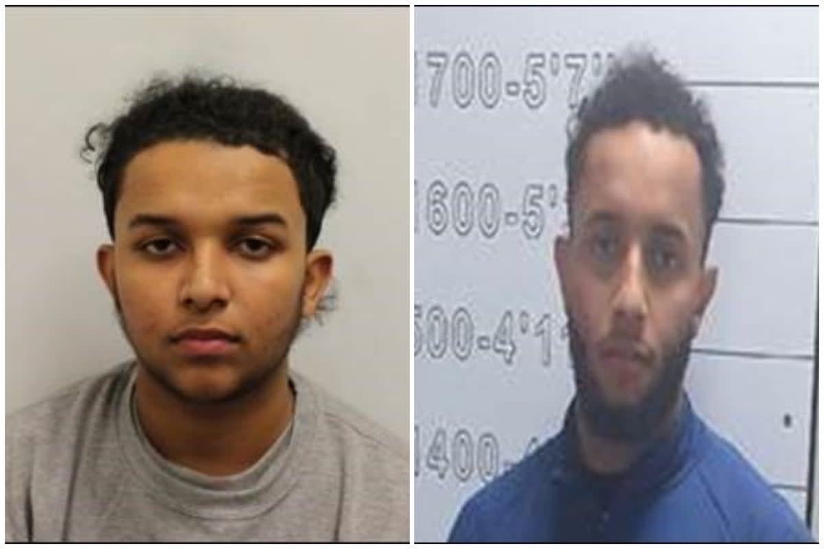 Abubakar Binabdulaziz (L) and his brother Ashraf Binabdulaziz (R)  (via Metropolitan Police)