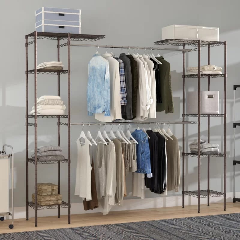 best freestanding closets wayfair basics