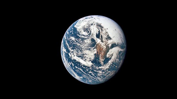     The Earth is alone in space. 