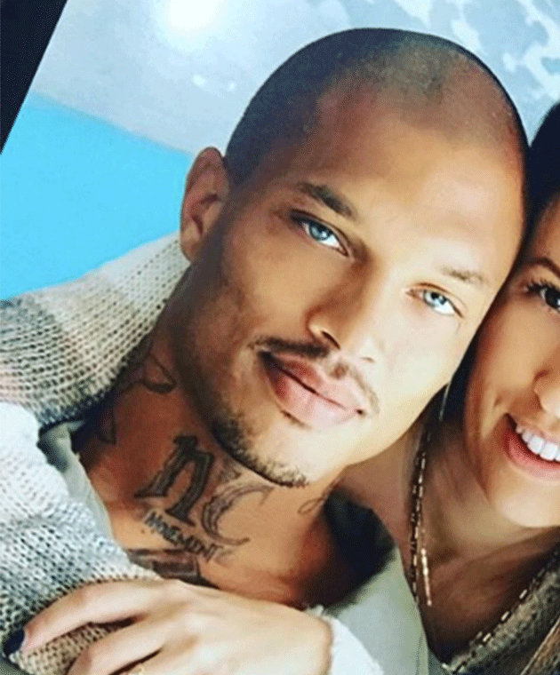 Jeremy Meeks is a new man out of prison and in the modelling industry. Photo: Instagram