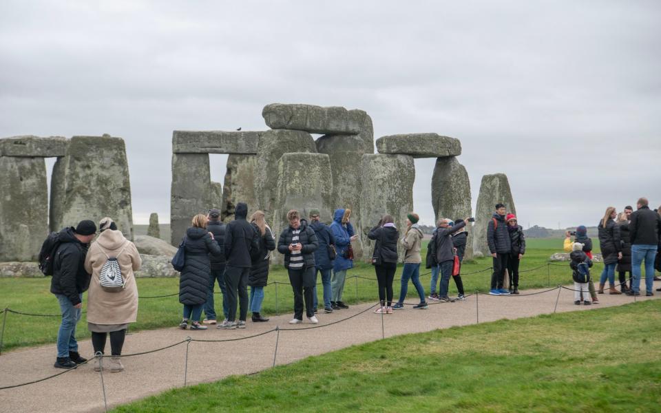 Visitors are kept at a distance of at least 10 metres from the stones