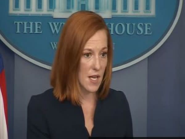 White House Press Secretary Len Psaki said during a presser.