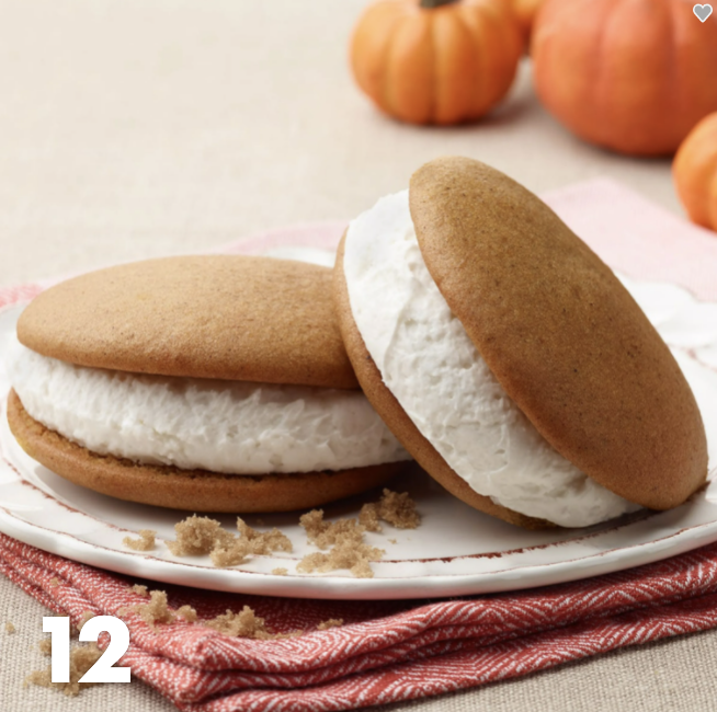 <p><a href="https://go.redirectingat.com?id=74968X1596630&url=https%3A%2F%2Fwww.goldbelly.com%2Fticos-whoopies%2Fpumpkin-whoopie-pies-12-pack%3Fref%3Dmerchant&sref=https%3A%2F%2F" rel="nofollow noopener" target="_blank" data-ylk="slk:Shop Now;elm:context_link;itc:0;sec:content-canvas" class="link ">Shop Now</a></p><p>Tico's Whoopies Pumpkin Whoopie Pies</p><p>Goldbelly</p><p>$64.00</p><span class="copyright">Goldbelly</span>