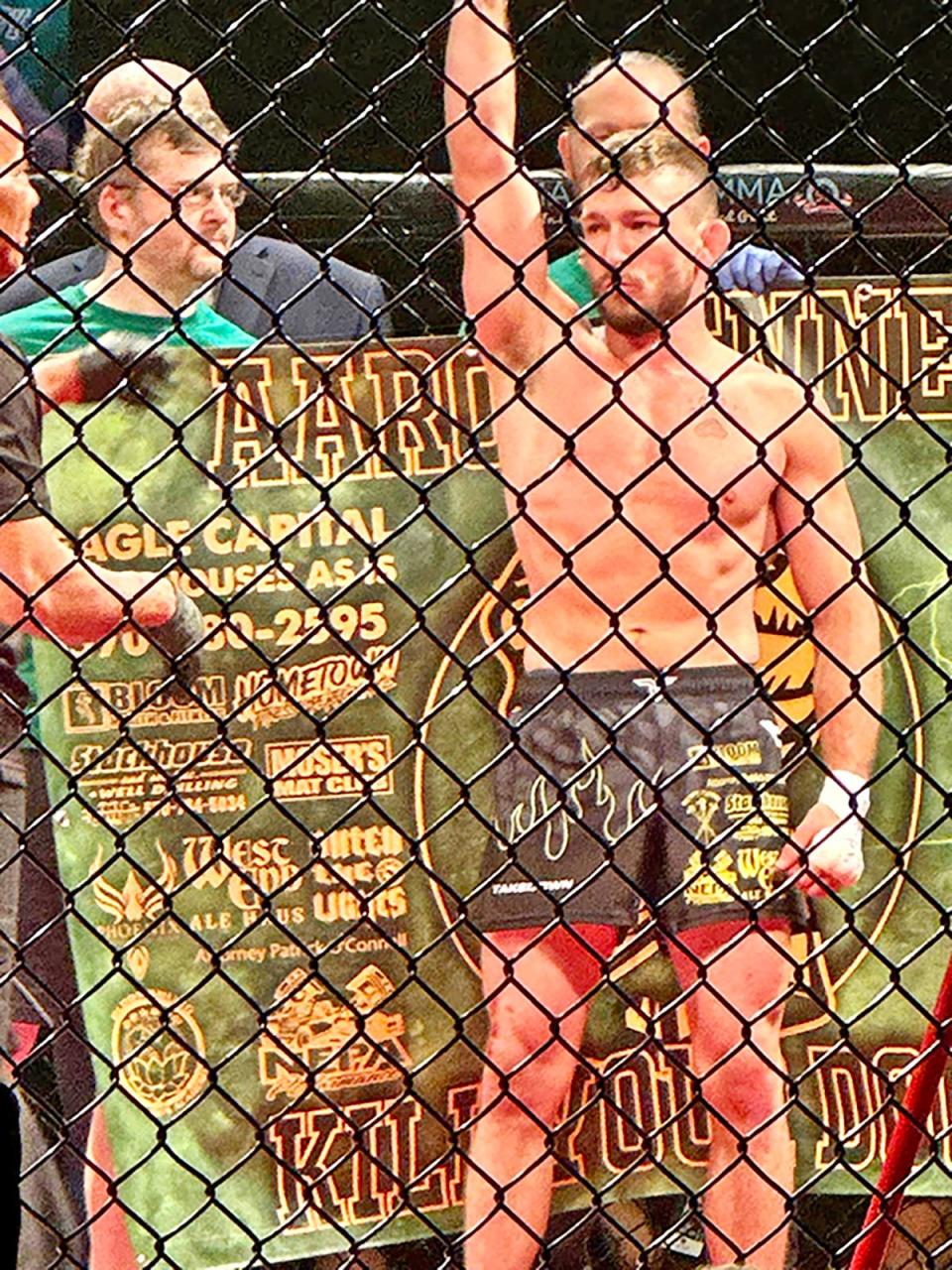 Aaron Kennedy, a member of Honesdale's Class of 2012, notched the second win of his professional MMA career Saturday in Bethlehem.