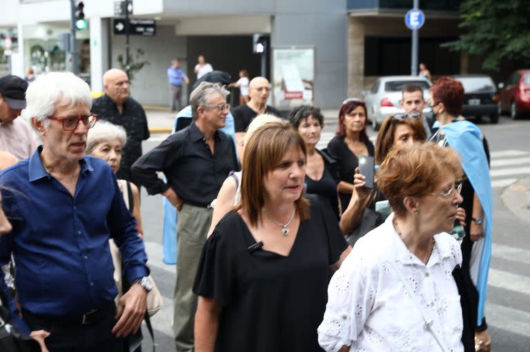 Acto en Recoleta al cumplirse tres años del crimen del joven estudiante de abogacía Fernando Báez Sosa. 18-01-23
