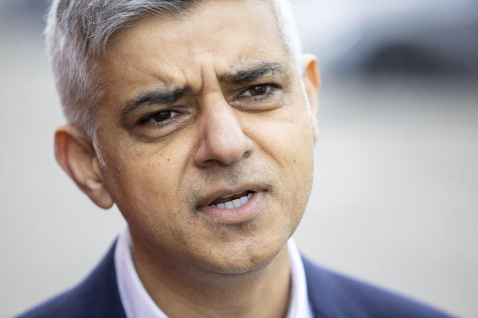 London Mayor Sadiq Khan said the UK homes of Russian oligarchs should be used to house Ukrainian refugees (Liam McBurney/PA) (PA Wire)