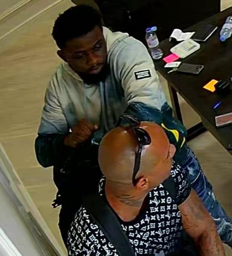 Police are looking for two men in connection with the robbery (Metropolitan Police)