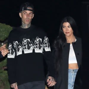 Kourtney Kardashian Straddles Travis Barker for a Steamy Recording Studio Makeout Session