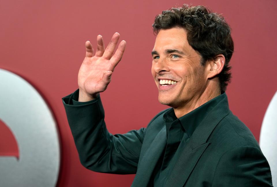 November 16, 2023: Actor James Marsden waves to photographers at GQ's Men of the Year Party at Bar Marmont in Los Angeles.